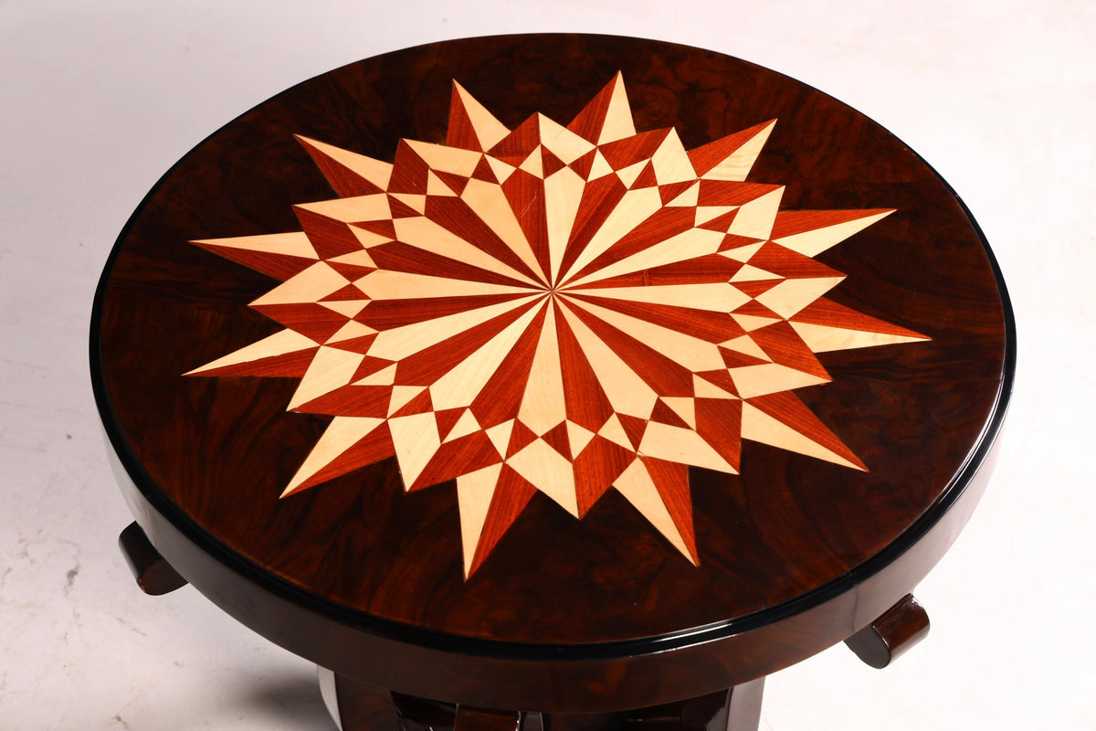 Magnifique table basse de style Art déco, style antique, table d’appoint luxueuse, table de salon