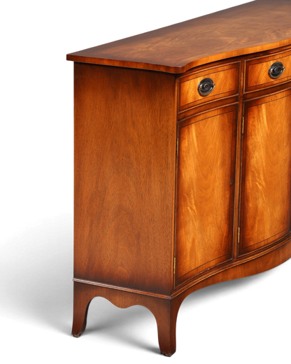 Hauptstadt Möblerei Bevan Funnell Reprodux Sideboard aus massivem Echtholz mit geschwungener Front und Schubladen