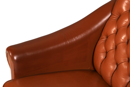 Stilvoller Original Chesterfield Sessel Englischer Armlehnsessel Englisch Herrensessel 1 von 2