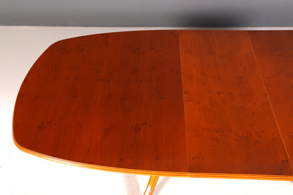 G035 Finish cm Wunderschöner Englischer Tisch ausziehbarer Esstisch Antik Stil 60s Küchentisch Eibe