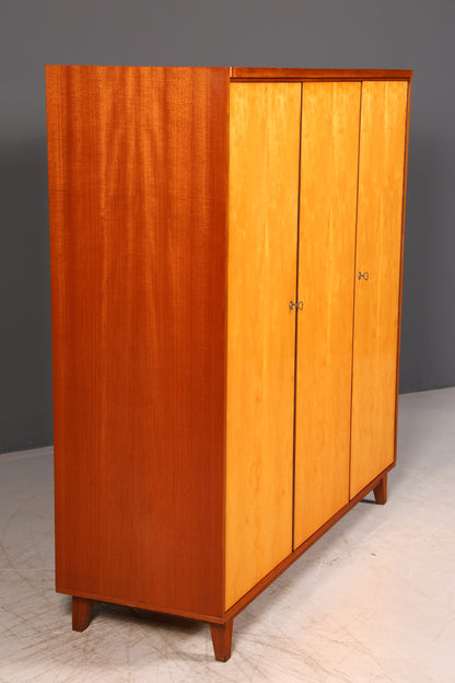 Stunning XL Mid-Century wardrobe Vintage cabinet Retro linen cupboard hallway cabinet bedroom