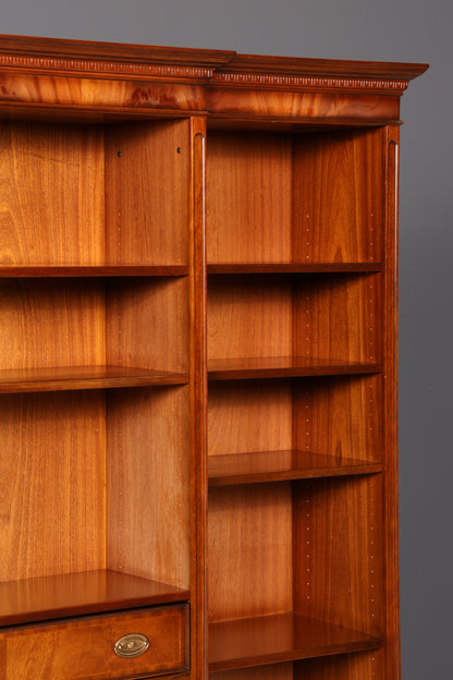 Beeindruckendes XXL Original Heldense Bücherregal Eibe Englisch Regal Standregal Bücherschrank Antik Bibliothek