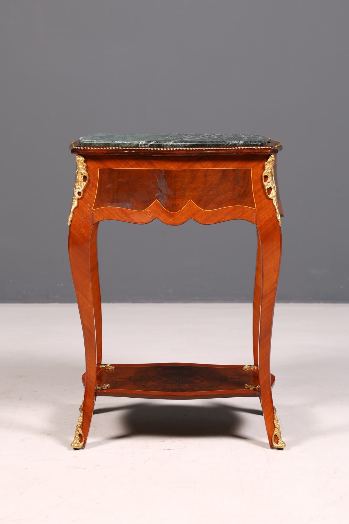 Traumhafter Louis XV Beistelltisch Barock Stil Ablagetisch Marmor Kommode Telefontisch