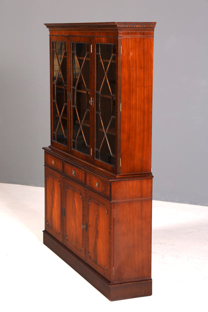 Wunderschöne Englische Vitrine Bibliothek Bücherschrank UK Buffet Schrank 60s Jahre