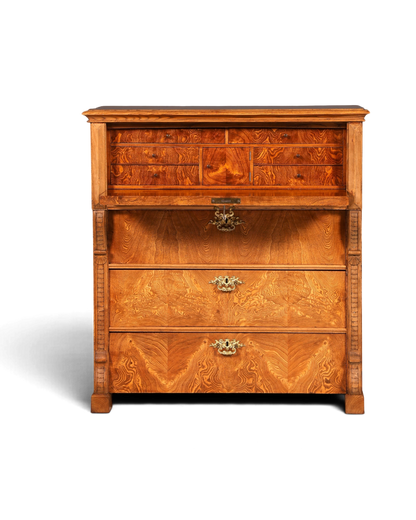 Stilvoller Gründerzeit Sekretär Kommode Jugendstil Schubladenkommode Antik Vertiko