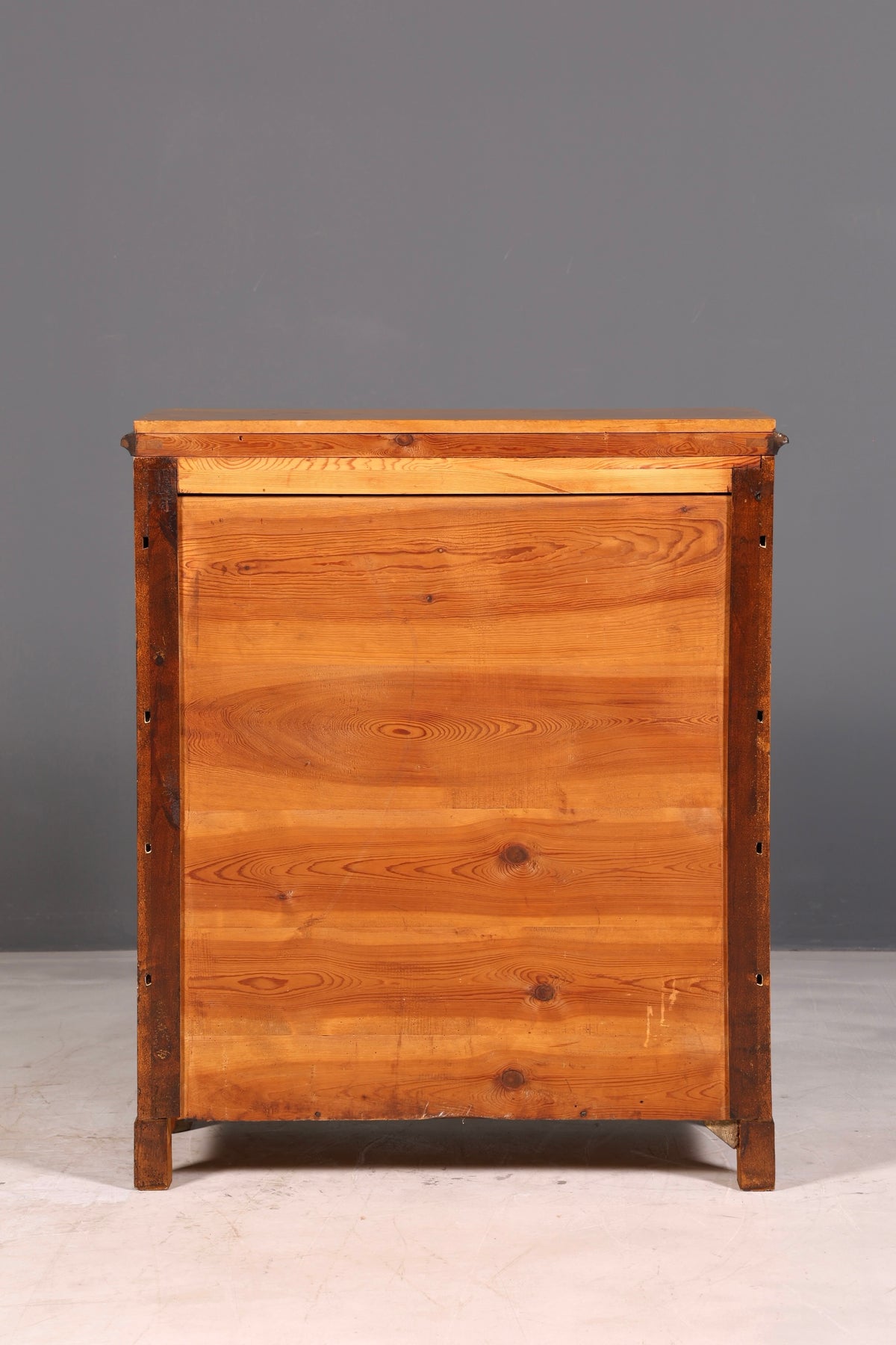 Wunderschöne Biedermeier Kommode Antik Vertiko Schubladenkommode Birke um 1850 Massivholz