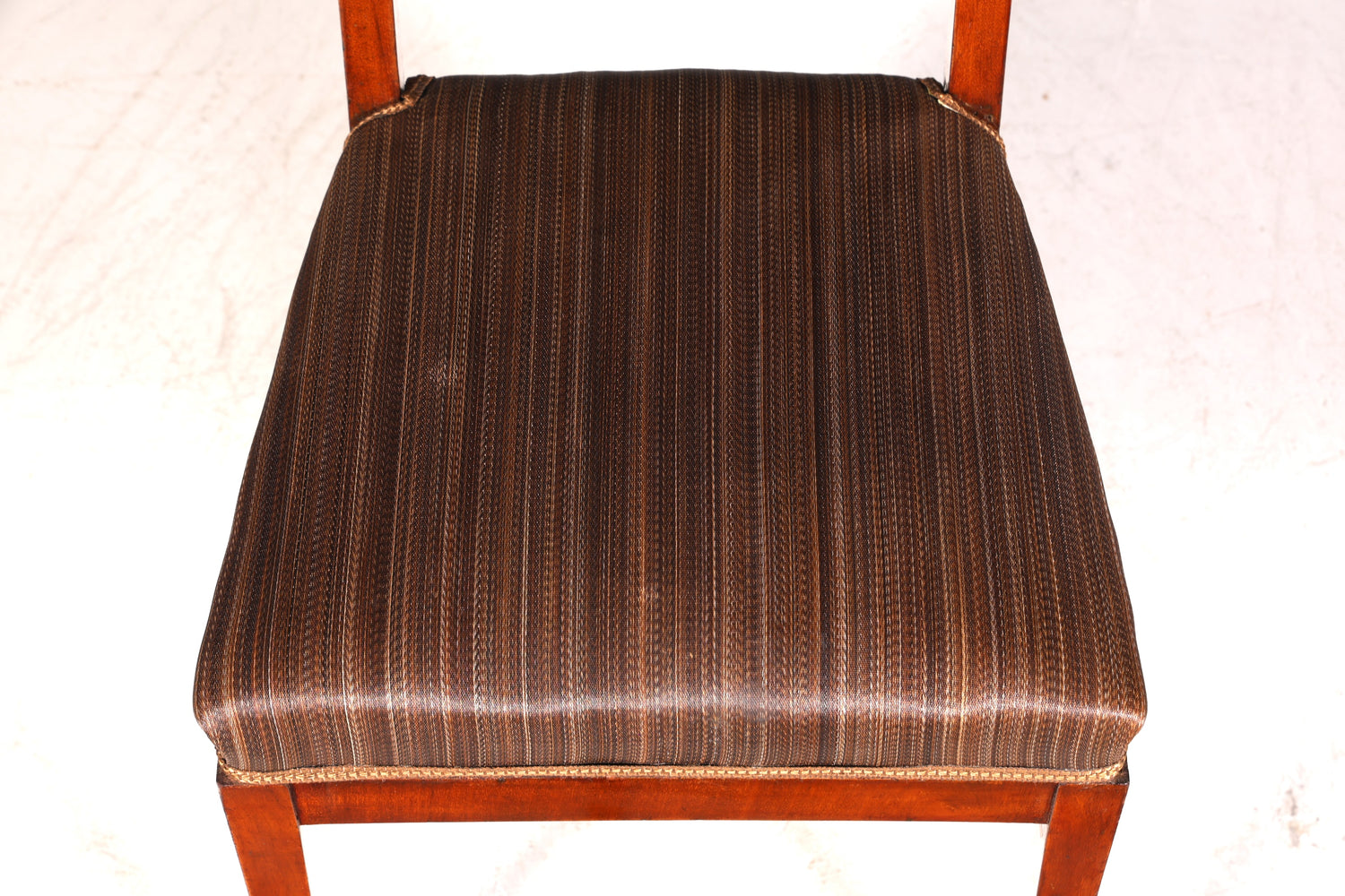 Chaise Biedermeier onirique, chaise de cuisine ancienne, chaise secrétaire en bois véritable, chaise de salle à manger, 1 sur 2