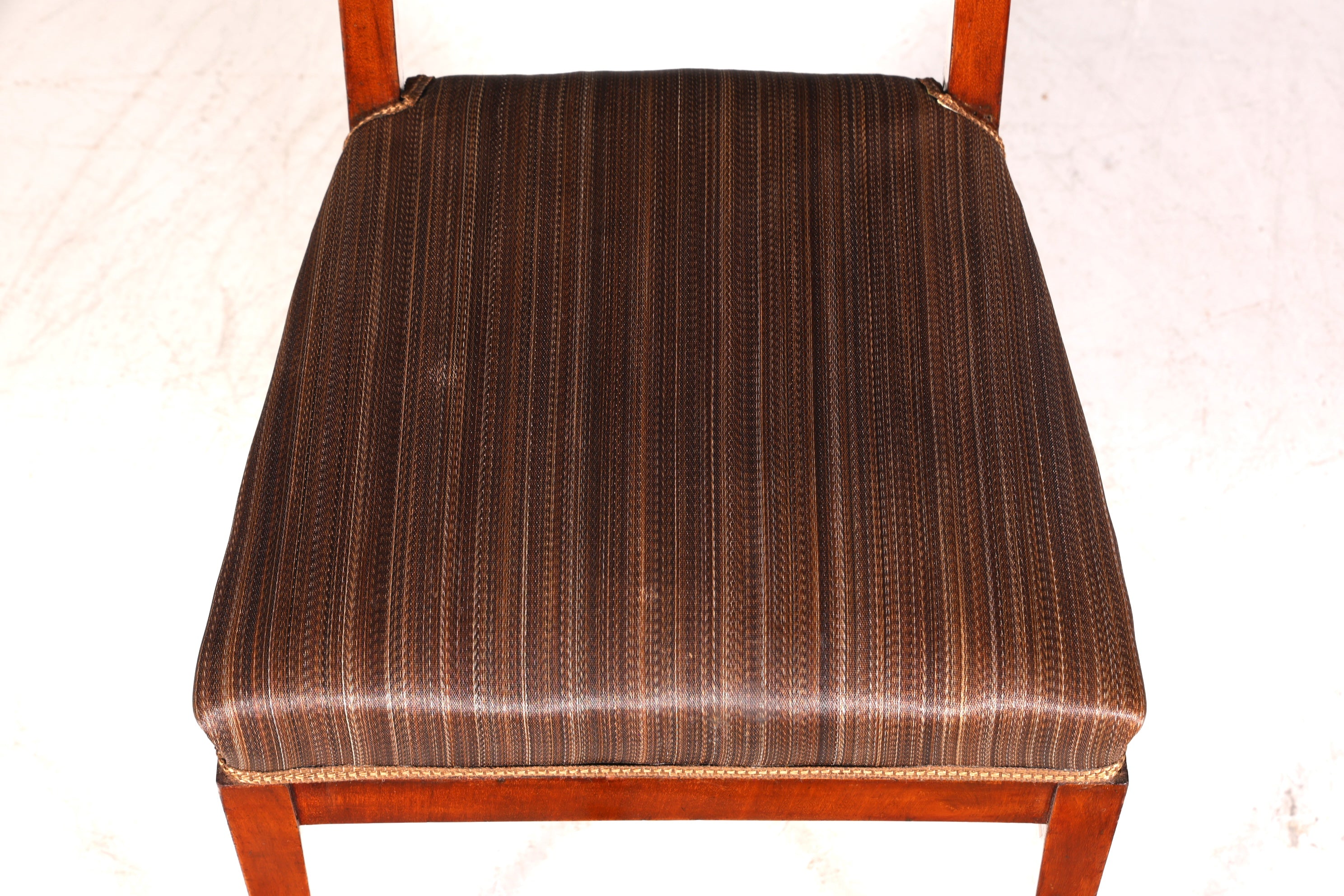 Chaise Biedermeier onirique, chaise de cuisine ancienne, chaise secrétaire en bois véritable, chaise de salle à manger, 1 sur 2