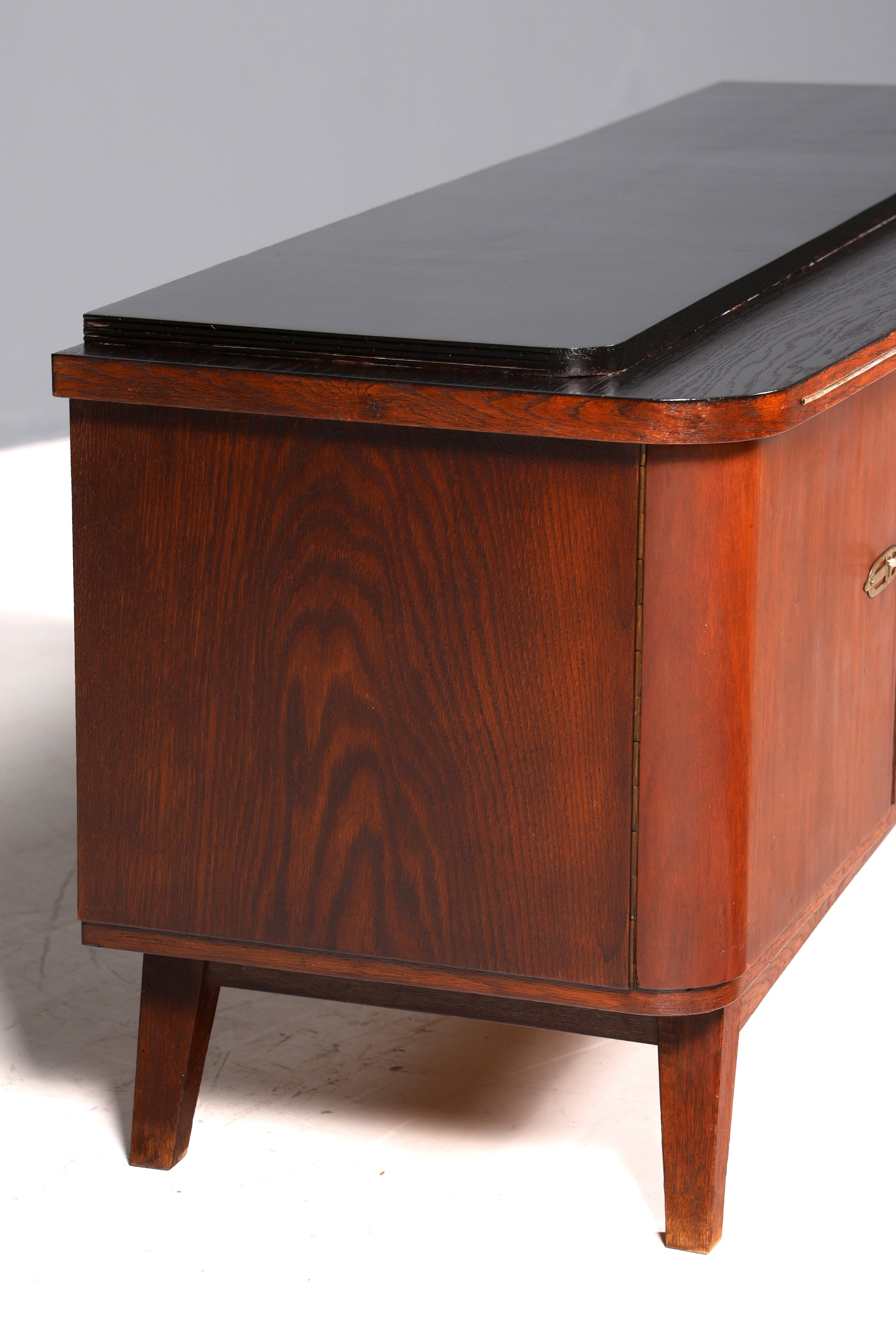 Magnifique buffet des années 60, meuble TV vintage, planche de surf rétro