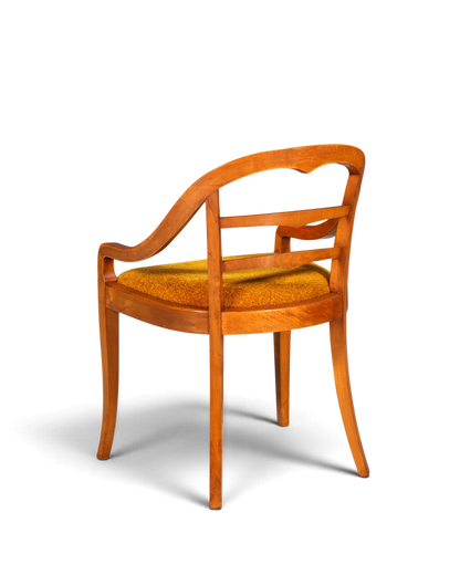 Fauteuil Art nouveau de rêve, fauteuil de secrétaire ancien, chaise de salle à manger, chaise de cuisine, fauteuil rembourré, chaise en bois vintage  