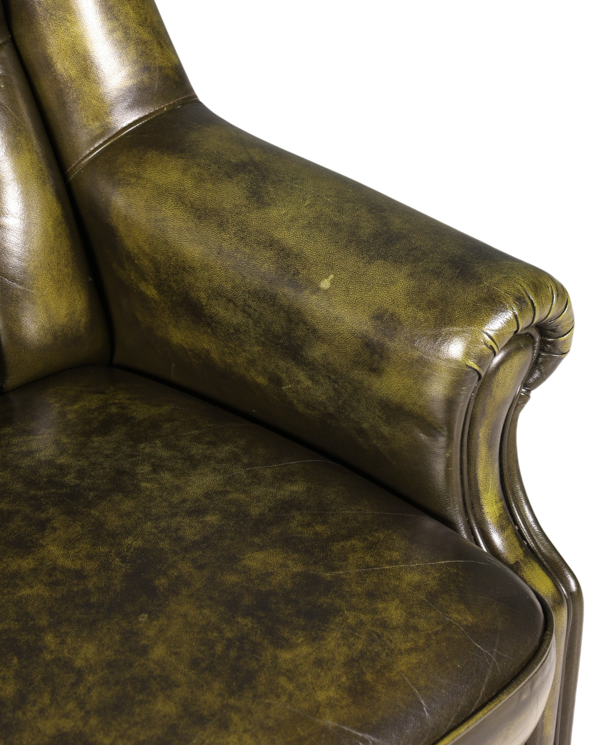 Wunderschönes Original Chesterfield 2er Sofa Englisch Leder 2- Sitzer Couch