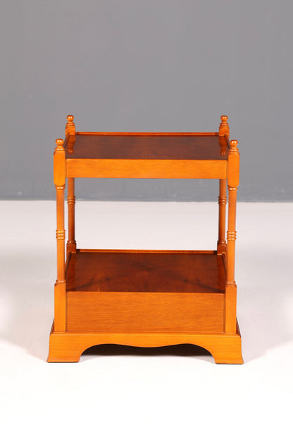 Traumhafter Englischer Antik Couchtisch Beistelltisch Regency Stil Ablagetisch Massivholz