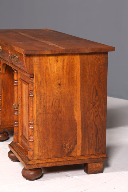 Traumhafter Gründerzeit Schreibtisch Jugendstil Bürotisch echt Holz Antik Office Desk