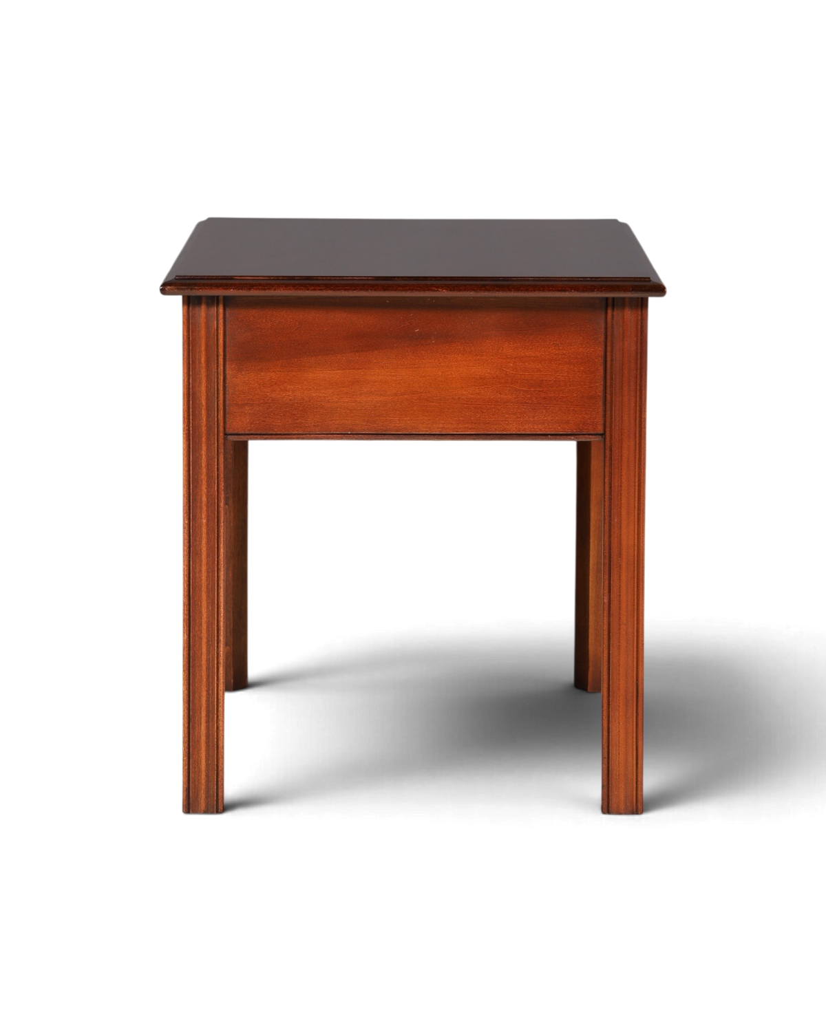 Hauptstadt Möblerei Drexel Heritage Beistelltisch aus massivem Mahagoni Holz im antiken 60er Jahre Design