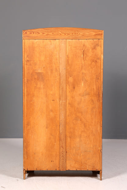 Traumhafte Jugendstil Vitrine Eiche Antik Bücherschrank Schrank Geschirrschrank Glasvitrine