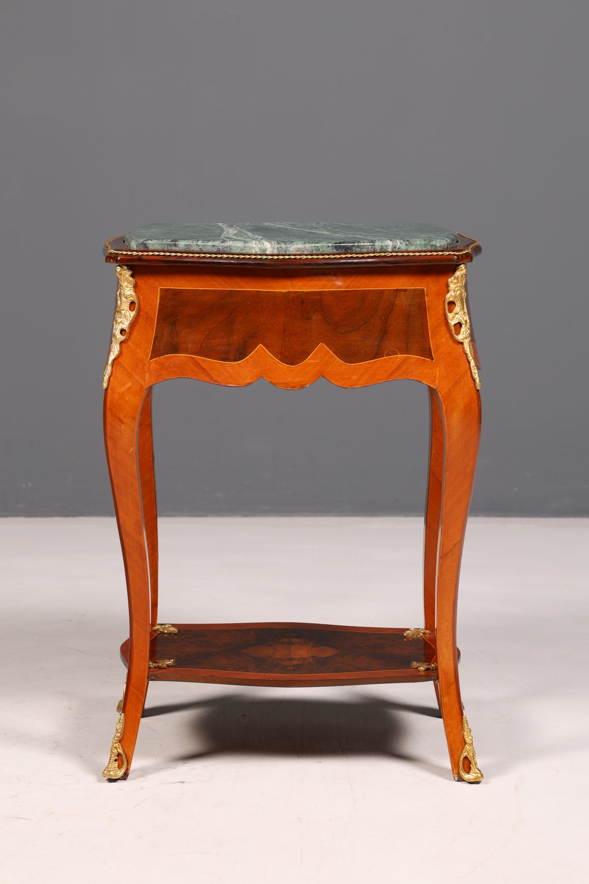Traumhafter Louis XV Beistelltisch Barock Stil Ablagetisch Marmor Kommode Telefontisch