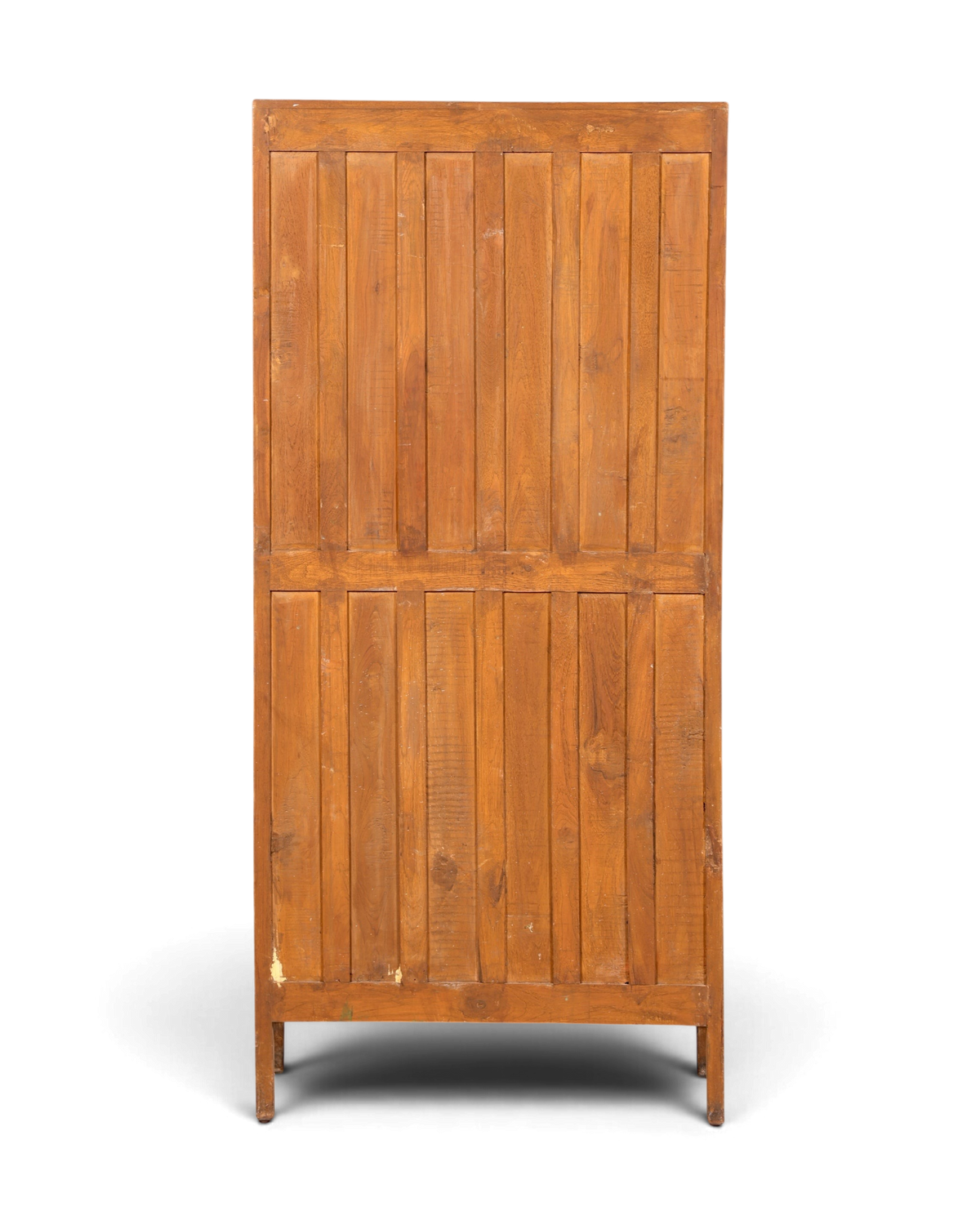 Hauptstadt Möblerei Schrank in H798 Finish aus massivem Holz mit vertikaler Paneelstruktur und natürlicher Maserung