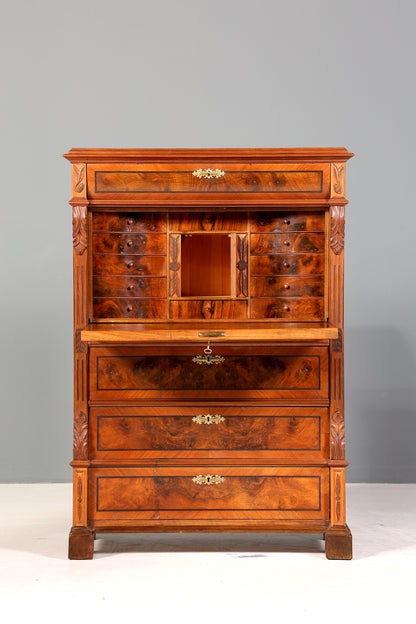 Wunderschöner Gründerzeit Sekretär Jugendstil Vertiko Antik Kommode um 1900