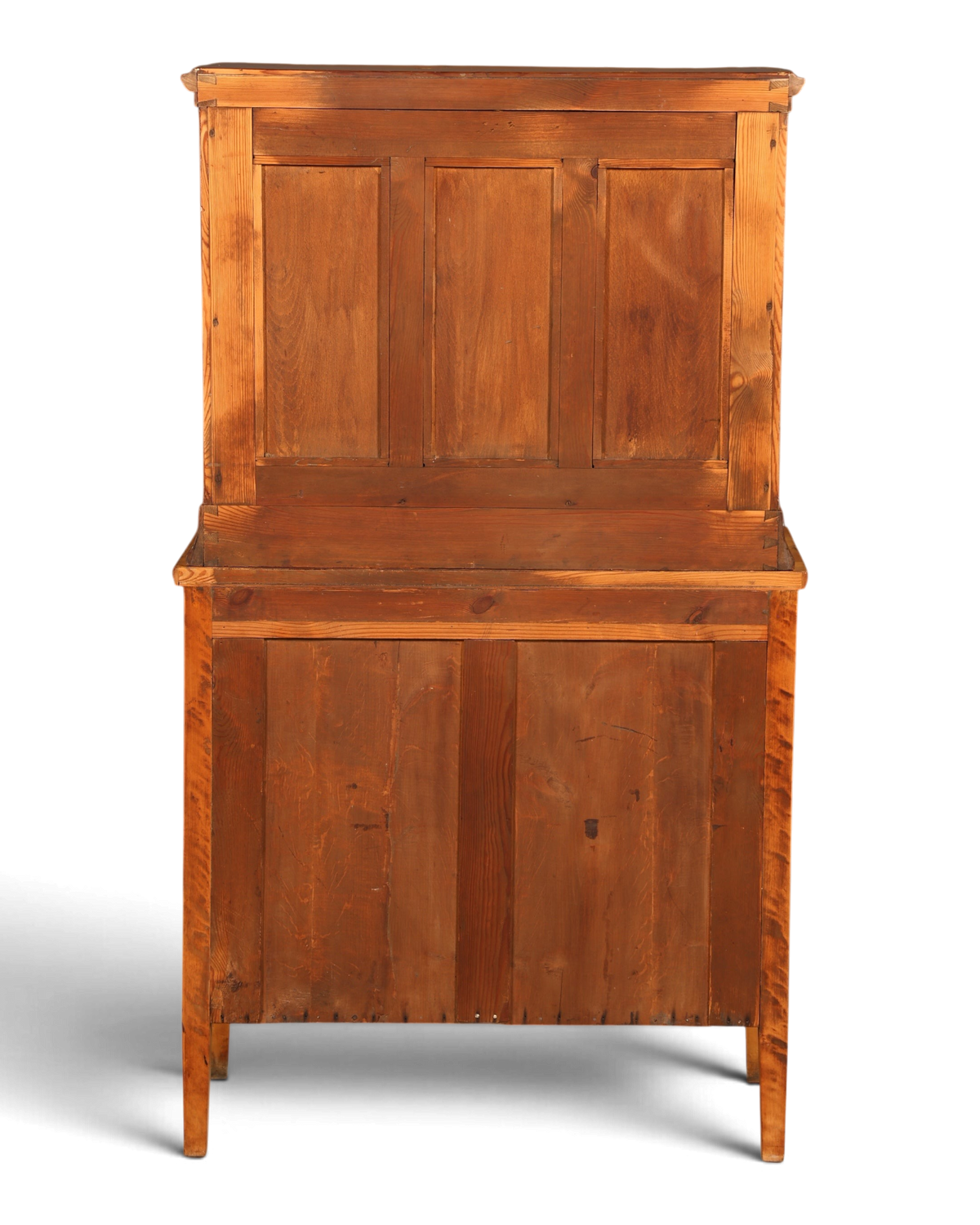 Hauptstadt Möblerei H845 Finish antiker Schrank aus massivem Kiefernholz mit natürlicher Holzmaserung