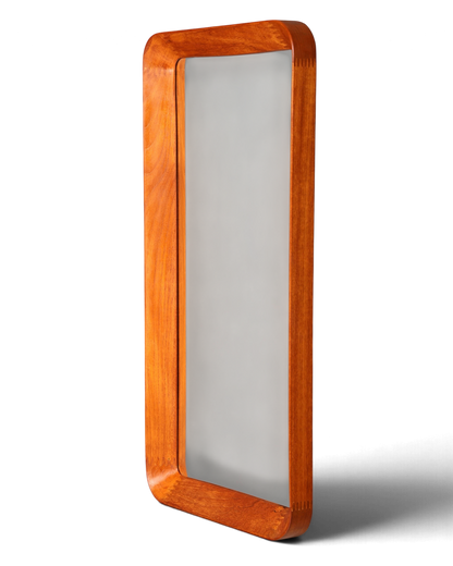 Wunderschöner Mid Century Spiegel Flur Wandspiegel Danish Design Spiegel Teak Holz Flurspiegel