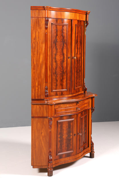 Traumhafter Louis Philippe Eckschrank Antik Gründerzeit Schrank um 1880