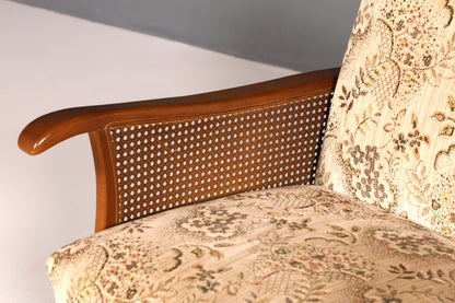 Wunderschöne Chippendale Couch Sofa 3-Sitzer Gästebett Polstersofa Antik Stil Wiener Geflecht Schlafsofa Wohnzimmer Lounge
