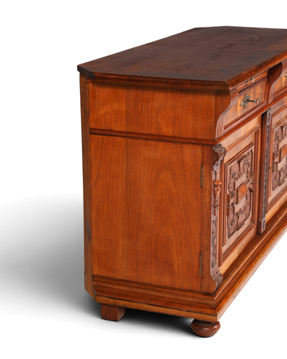 Wunderschöner Gründerzeit Sideboard Antik Nussbaum Schrank Kommode um 1890