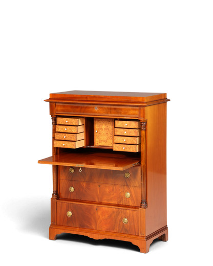 Wunderschöner Original Biedermeier Sekretär um 1860 Englisch Kommode Antik Bürokommode