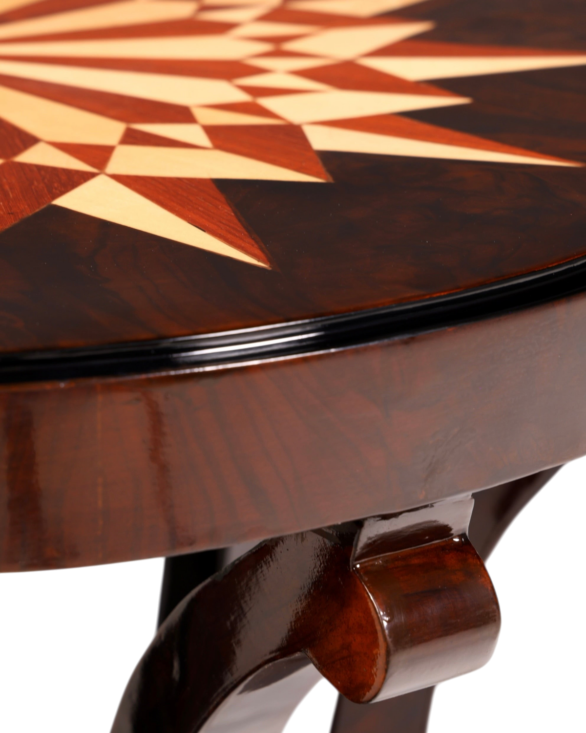 Beautiful Art Deco-style coffee table, antique-style luxury side table, living room accent table