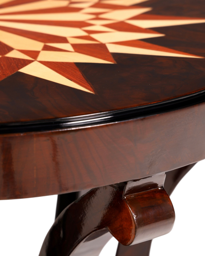 Beautiful Art Deco-style coffee table, antique-style luxury side table, living room accent table