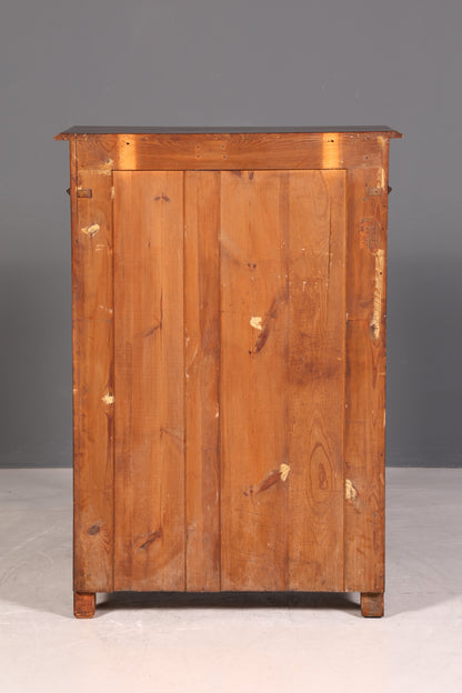 G124 Finish Traumhaftes Gründerzeit Vertiko Jugendstil Schrank Antik Highboard Kommode