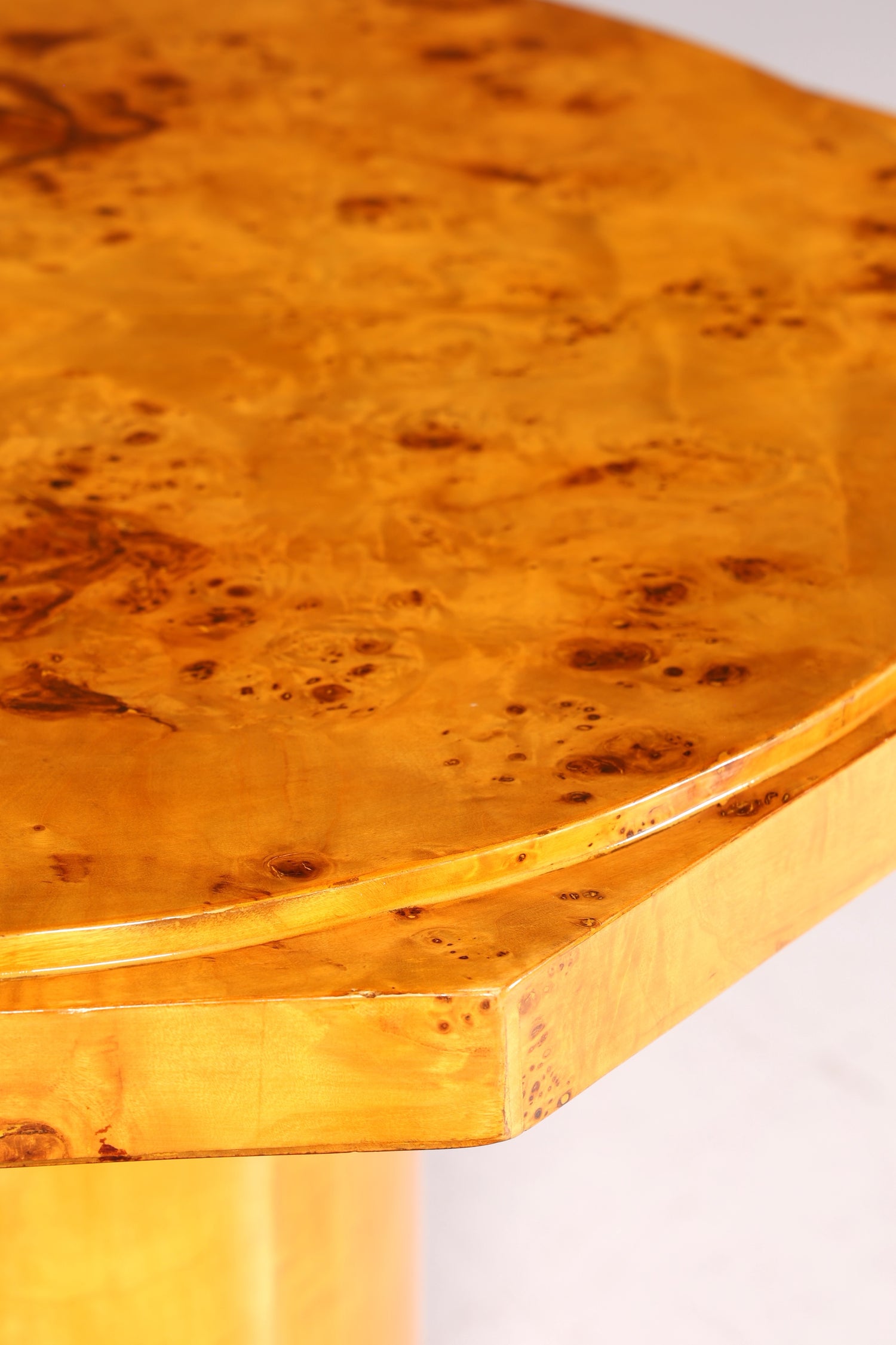 Table de salle à manger de style Art déco onirique, style antique, en bouleau, table de cuisine, table de salle à manger