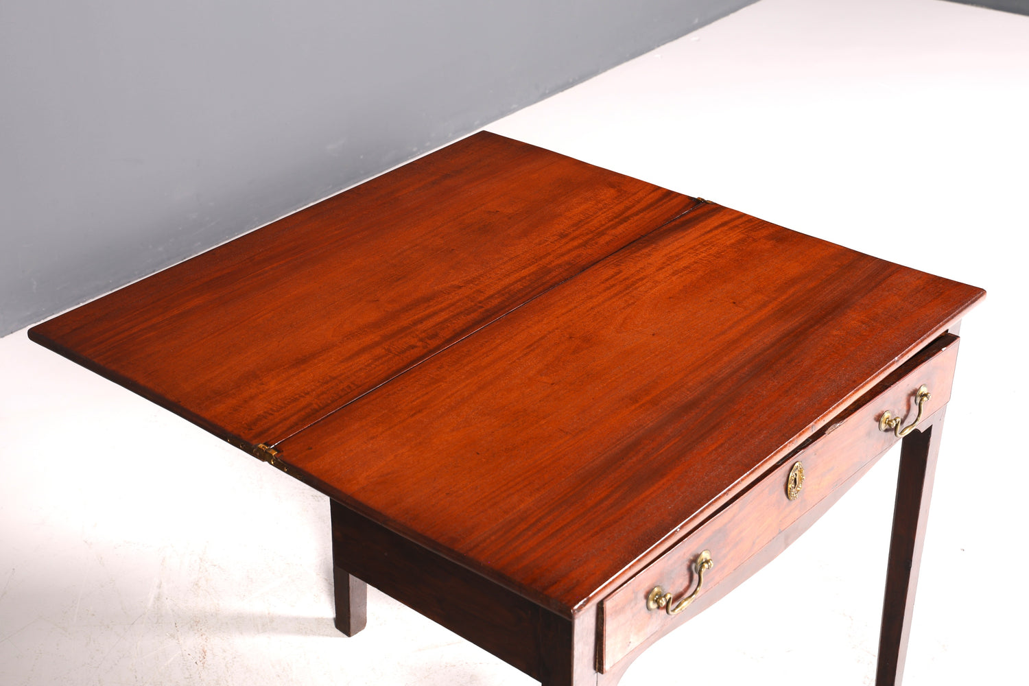 Table anglaise de rêve, console pliante, bureau, bois véritable, antique, table de jeu, table de cuisine, table à manger