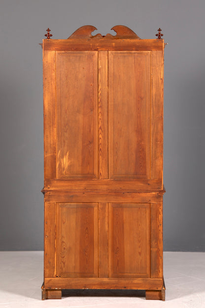 G405 Finish cm Traumhafte Louis Philippe Vitrine Antik Biedermeier Schrank echt Holz um 1880 (Kopie)