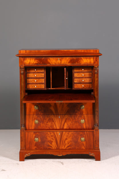 Wunderschöner Original Biedermeier Sekretär Englisch Kommode Antik Bürokommode