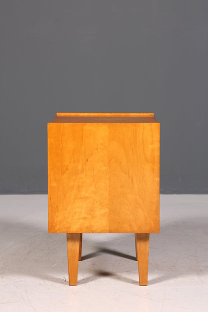 Commode vintage simple du milieu du siècle, meuble pliant, table de chevet de design danois, 2 sur 2