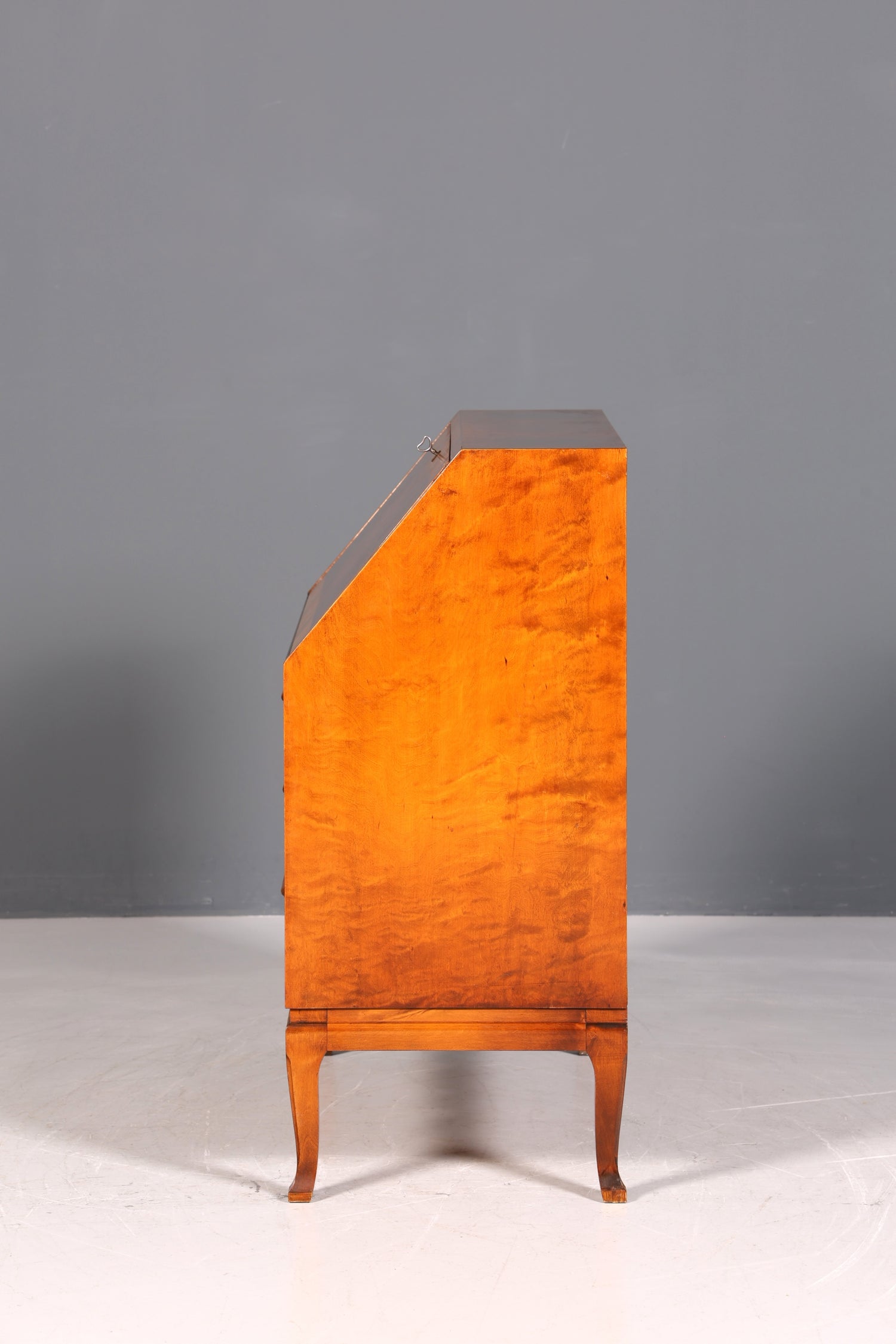 Magnifique secrétaire datant des années 1930, en bois de cerisier, commode de bureau.