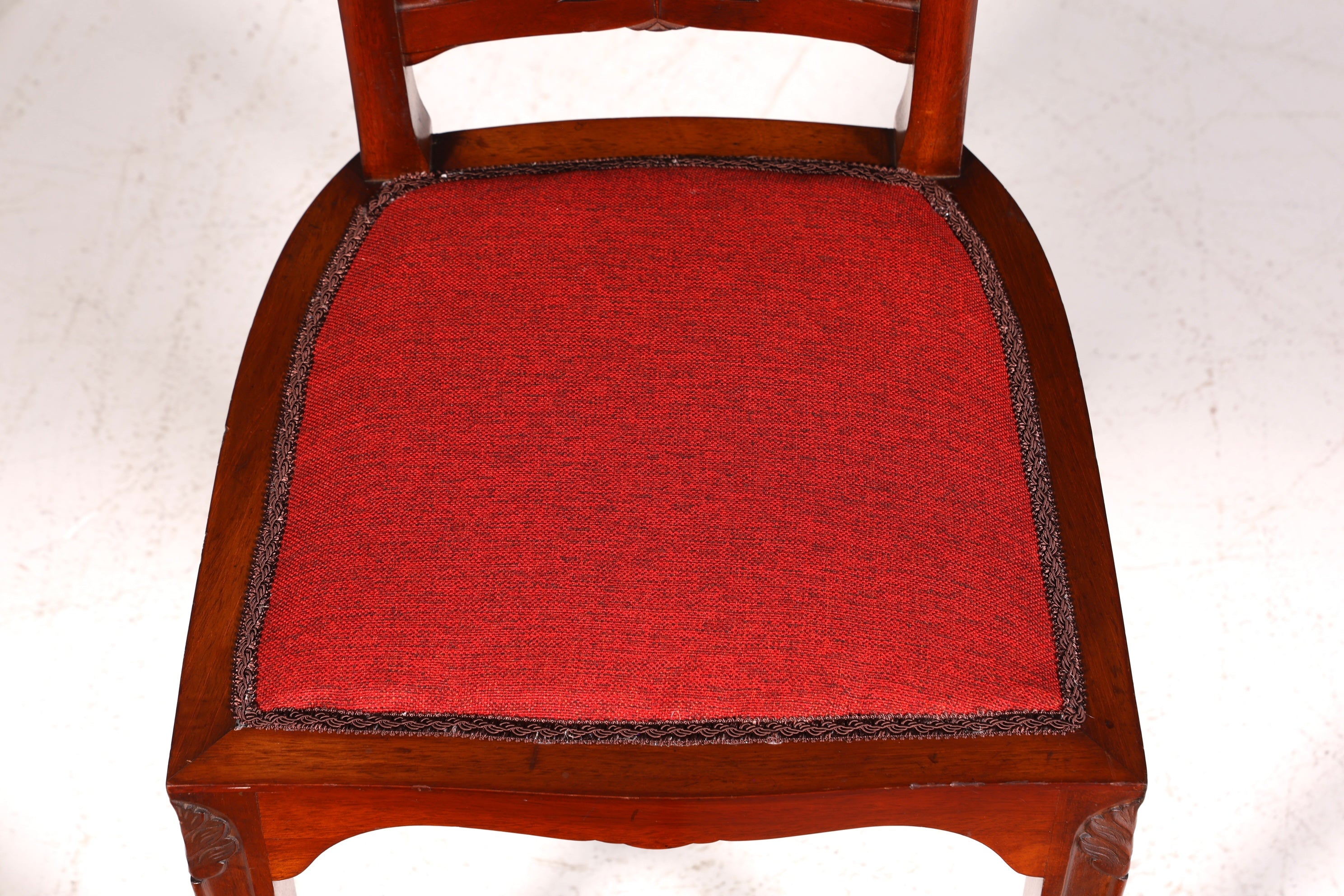 Wunderschöner Jugendstil Stuhl Sekretär Stuhl Englisch Antik Küchenstuhl um 1900 1 von 2