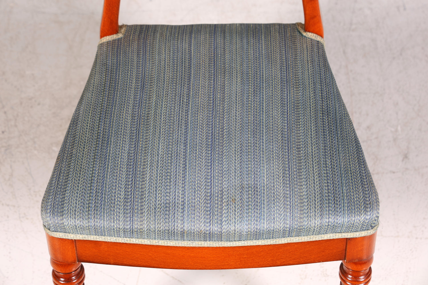 Chaise de style Biedermeier, chaise secrétaire en bois véritable, chaise de salle à manger de style ancien, 1 sur 2