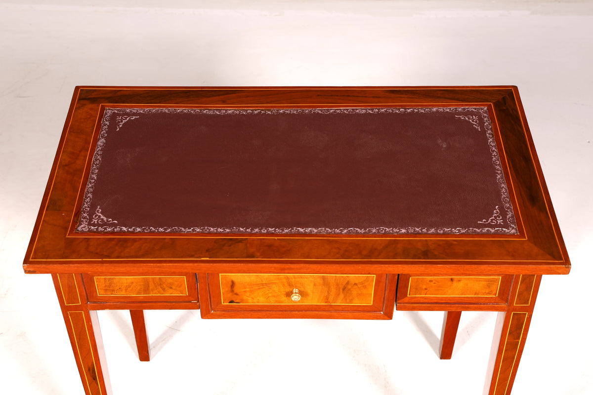 Wunderschöner filigraner Schreibtisch French Desk Antik Stil echt Holz Bürotisch Office Table