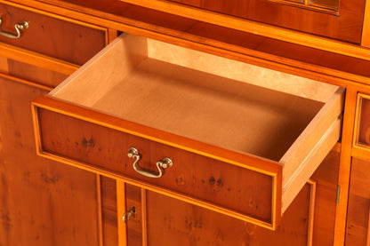 Magnifique vitrine anglaise bibliothèque buffet années 60 vitrine en verre bibliothèque étagère armoire vintage