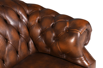 Wunderschöne Original Chesterfield Centurion 2-Sitzer Couch Englisches echt Leder Sofa UK
