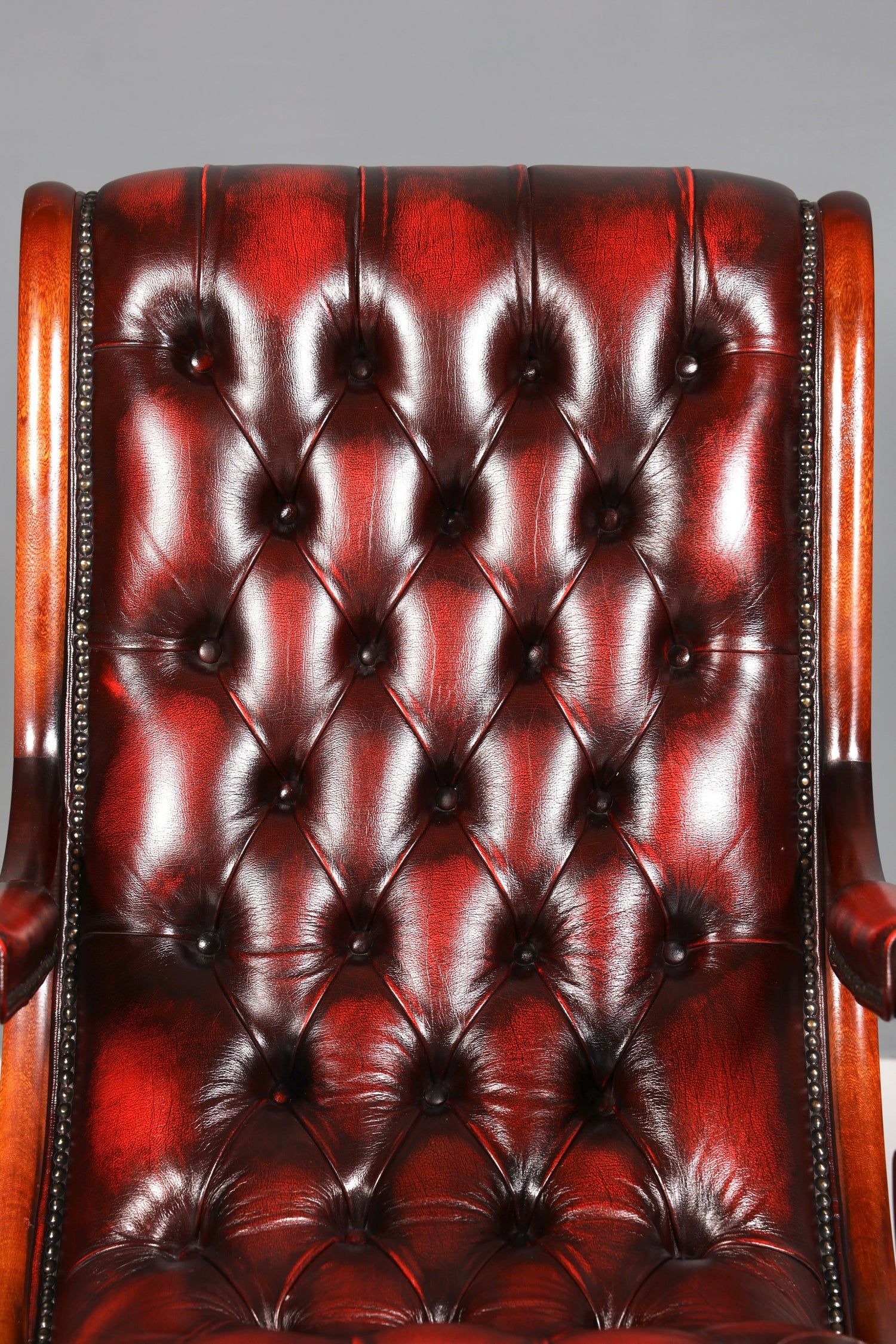 Stilvoller Original Chesterfield Schaukelstuhl Englischer Armlehnsessel Englisch Sessel Schwingsessel