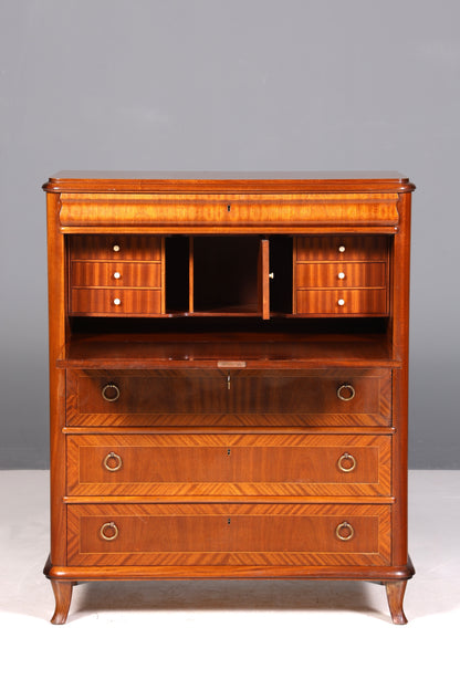 Magnifique secrétaire de style ancien, commode de bureau, style Art déco, bureau Vertiko des années 1950, commode