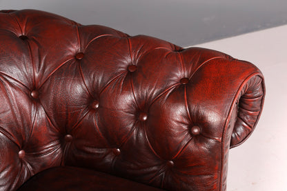 G073 Finish Stilvoller Original Chesterfield Sessel Englischer Armlehnsessel Englisch Herrensessel