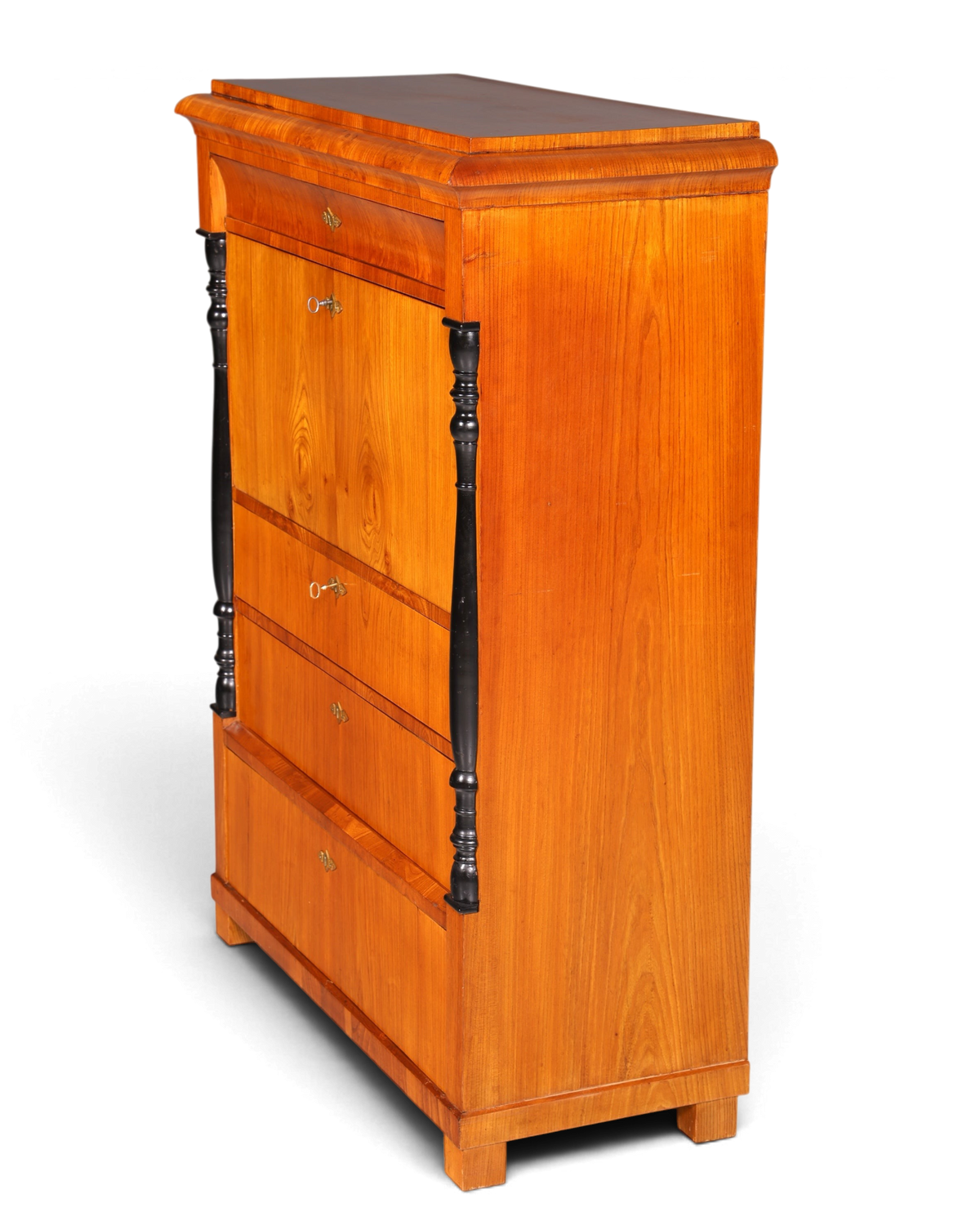Wunderschöner Original Biedermeier Sekretär um 1860 Englisch Kommode Antik Bürokommode