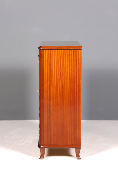 Magnifique secrétaire de style ancien, commode de bureau, style Art déco, bureau Vertiko des années 1950, commode