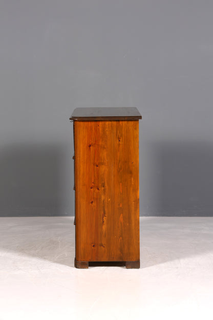 F970 Finish cm Stilvolle Louis Philippe Kommode Nussbaum Gründerzeit Schubladenkommode um 1890