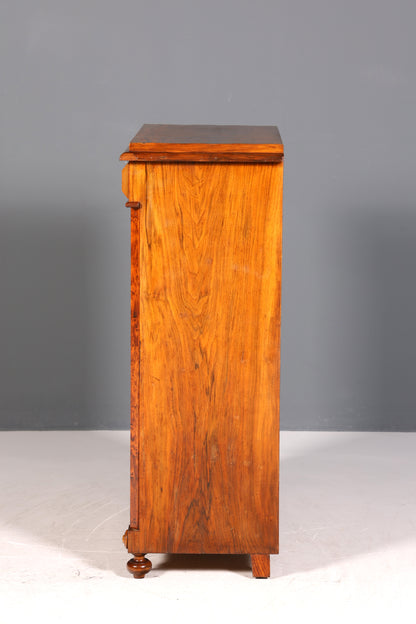 Beau secrétaire Gründerzeit, commode Art Nouveau, meuble ancien