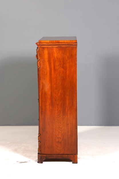 Wunderschöner Louis Philippe Sekretär um 1880 Gründerzeit Antik Schrank Chiffoniere